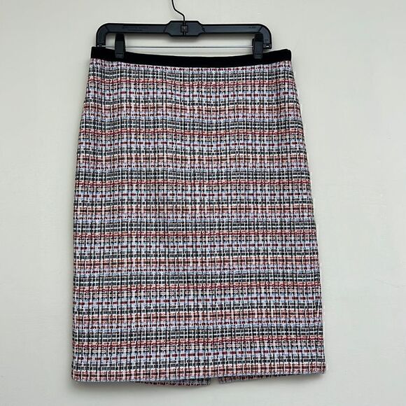 NWT Talbots Straight Pencil Skirt Boucle Textured Size 8 - Picture 1 of 8